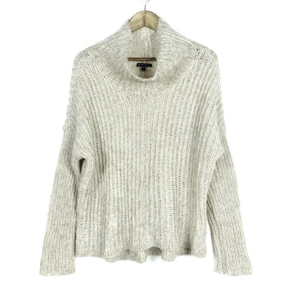 Eileen Fisher Sweaters - Eileen Fisher Wool Mohair Cowl Neck Knit Sweater